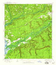 Harold Florida Historical topographic map, 1:62500 scale, 15 X 15 Minute, Year 1934