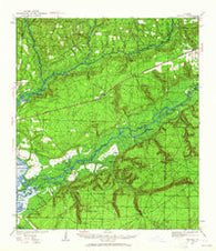 Harold Florida Historical topographic map, 1:62500 scale, 15 X 15 Minute, Year 1934