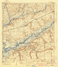 Harold Florida Historical topographic map, 1:62500 scale, 15 X 15 Minute, Year 1937