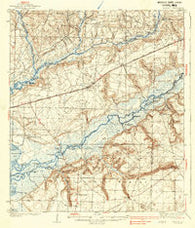 Harold Florida Historical topographic map, 1:62500 scale, 15 X 15 Minute, Year 1938