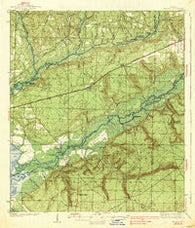 Harold Florida Historical topographic map, 1:62500 scale, 15 X 15 Minute, Year 1938