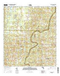 Hatchbend Florida Current topographic map, 1:24000 scale, 7.5 X 7.5 Minute, Year 2015