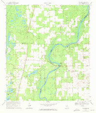 Hatchbend Florida Historical topographic map, 1:24000 scale, 7.5 X 7.5 Minute, Year 1968
