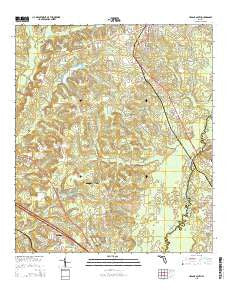 Havana South Florida Current topographic map, 1:24000 scale, 7.5 X 7.5 Minute, Year 2015