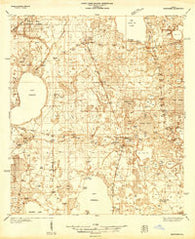 Hawthorn Florida Historical topographic map, 1:48000 scale, 15 X 15 Minute, Year 1938