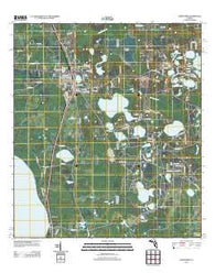 Hawthorne Florida Historical topographic map, 1:24000 scale, 7.5 X 7.5 Minute, Year 2012