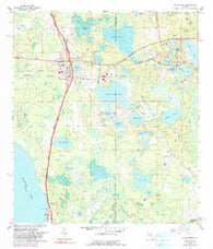 Hawthorne Florida Historical topographic map, 1:24000 scale, 7.5 X 7.5 Minute, Year 1966