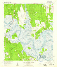 Hedges Florida Historical topographic map, 1:24000 scale, 7.5 X 7.5 Minute, Year 1958