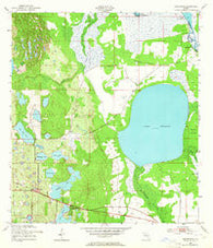 Hesperides Florida Historical topographic map, 1:24000 scale, 7.5 X 7.5 Minute, Year 1952