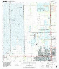 Hialeah SW Florida Historical topographic map, 1:24000 scale, 7.5 X 7.5 Minute, Year 1995