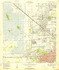 Hialeah Florida Historical topographic map, 1:24000 scale, 7.5 X 7.5 Minute, Year 1950