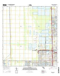 Hialeah SW Florida Current topographic map, 1:24000 scale, 7.5 X 7.5 Minute, Year 2015