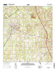 High Springs Florida Current topographic map, 1:24000 scale, 7.5 X 7.5 Minute, Year 2015