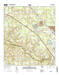 Hillcoat Florida Current topographic map, 1:24000 scale, 7.5 X 7.5 Minute, Year 2015