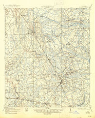Hilliard Florida Historical topographic map, 1:62500 scale, 15 X 15 Minute, Year 1919