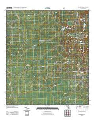 Hilliardville Florida Historical topographic map, 1:24000 scale, 7.5 X 7.5 Minute, Year 2012