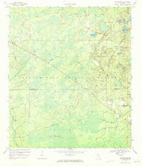 Hilliardville Florida Historical topographic map, 1:24000 scale, 7.5 X 7.5 Minute, Year 1969