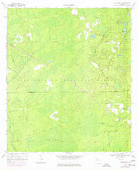 Hilliardville Florida Historical topographic map, 1:24000 scale, 7.5 X 7.5 Minute, Year 1969