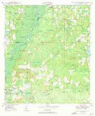 Hinsons Cross Roads Florida Historical topographic map, 1:24000 scale, 7.5 X 7.5 Minute, Year 1949