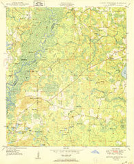 Hinsons Cross Roads Florida Historical topographic map, 1:24000 scale, 7.5 X 7.5 Minute, Year 1950