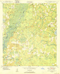 Hinsons Cross Roads Florida Historical topographic map, 1:24000 scale, 7.5 X 7.5 Minute, Year 1950