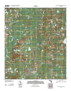 Hinsons Crossroads Florida Historical topographic map, 1:24000 scale, 7.5 X 7.5 Minute, Year 2012