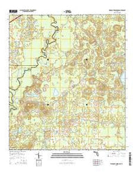 Hinsons Crossroads Florida Current topographic map, 1:24000 scale, 7.5 X 7.5 Minute, Year 2015