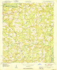 Hobbs Cross Roads Florida Historical topographic map, 1:24000 scale, 7.5 X 7.5 Minute, Year 1950