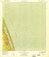 Hobe Sound Florida Historical topographic map, 1:24000 scale, 7.5 X 7.5 Minute, Year 1949