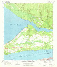 Holley Florida Historical topographic map, 1:24000 scale, 7.5 X 7.5 Minute, Year 1970