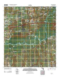 Holt Florida Historical topographic map, 1:24000 scale, 7.5 X 7.5 Minute, Year 2012
