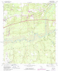 Holt Florida Historical topographic map, 1:24000 scale, 7.5 X 7.5 Minute, Year 1973