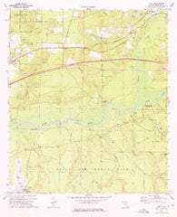 Holt Florida Historical topographic map, 1:24000 scale, 7.5 X 7.5 Minute, Year 1973