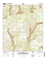 Holt SW Florida Current topographic map, 1:24000 scale, 7.5 X 7.5 Minute, Year 2015