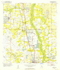 Homeland Florida Historical topographic map, 1:24000 scale, 7.5 X 7.5 Minute, Year 1952