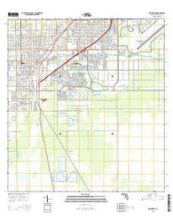 Homestead Florida Current topographic map, 1:24000 scale, 7.5 X 7.5 Minute, Year 2015