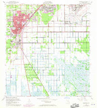 Homestead Florida Historical topographic map, 1:24000 scale, 7.5 X 7.5 Minute, Year 1956