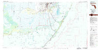 Homestead Florida Historical topographic map, 1:100000 scale, 30 X 60 Minute, Year 1982