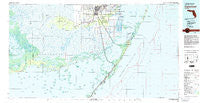 Homestead Florida Historical topographic map, 1:100000 scale, 30 X 60 Minute, Year 1982