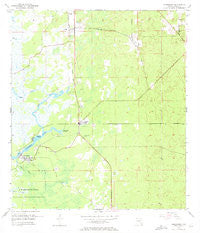 Homosassa Florida Historical topographic map, 1:24000 scale, 7.5 X 7.5 Minute, Year 1954