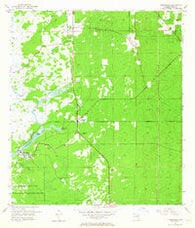 Homosassa Florida Historical topographic map, 1:24000 scale, 7.5 X 7.5 Minute, Year 1954