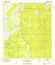Homosassa Florida Historical topographic map, 1:24000 scale, 7.5 X 7.5 Minute, Year 1954