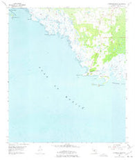 Horseshoe Beach Florida Historical topographic map, 1:24000 scale, 7.5 X 7.5 Minute, Year 1954