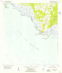 Horseshoe Beach Florida Historical topographic map, 1:24000 scale, 7.5 X 7.5 Minute, Year 1954