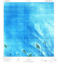 Horseshoe Keys Florida Historical topographic map, 1:24000 scale, 7.5 X 7.5 Minute, Year 1972