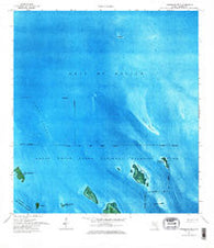 Horseshoe Keys Florida Historical topographic map, 1:24000 scale, 7.5 X 7.5 Minute, Year 1972