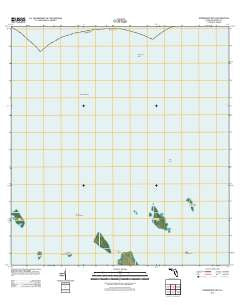 Horseshoe Keys Florida Historical topographic map, 1:24000 scale, 7.5 X 7.5 Minute, Year 2012