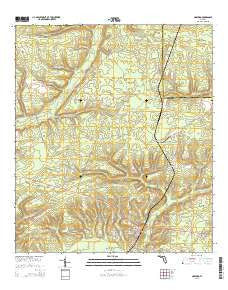 Hosford Florida Current topographic map, 1:24000 scale, 7.5 X 7.5 Minute, Year 2015