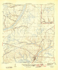 Hosford Florida Historical topographic map, 1:31680 scale, 7.5 X 7.5 Minute, Year 1945