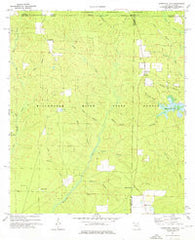 Hurricane Lake Florida Historical topographic map, 1:24000 scale, 7.5 X 7.5 Minute, Year 1973